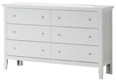 Primo 6-Drawers Dresser, White