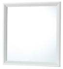 Primo 36"L x 36"H Mirror, White