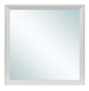 Primo 36"L x 36"H Mirror, White
