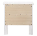 Primo 2-Drawers Nightstand, White