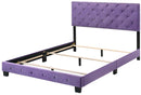 Suffolk Full Box Spring Bed, Purple