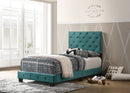 Suffolk Twin Box Spring Bed, Green