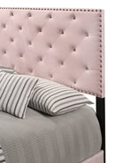 Suffolk Full Box Spring Bed, Pink