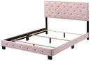 Suffolk Full Box Spring Bed, Pink