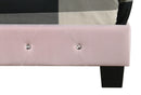 Suffolk Queen Box Spring Bed, Pink