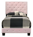 Suffolk Twin Box Spring Bed, Pink