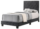 Suffolk Twin Box Spring Bed, Black