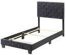 Suffolk Twin Box Spring Bed, Black