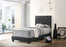 Suffolk Twin Box Spring Bed, Black