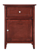 Izzy 1-Drawer Nightstand, Cherry