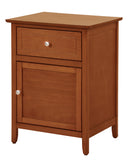Izzy 1-Drawer Nightstand, Oak
