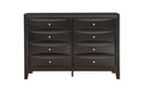 Marilla 8-Drawers Dresser, Black