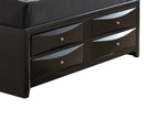 Marilla King Storage Bed, Black