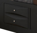 Marilla Twin Storage Bed, Black