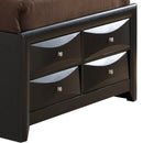 Marilla Twin Storage Bed, Black