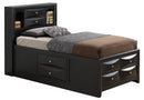 Marilla Twin Storage Bed, Black