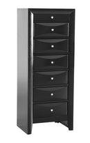 Marilla 6-Drawers Chest, Black