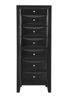 Marilla 6-Drawers Chest, Black