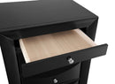 Marilla 6-Drawers Chest, Black