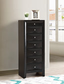 Marilla 6-Drawers Chest, Black