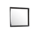 Marilla 35"L x 39"H Mirror, Black