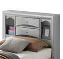 Marilla Twin Storage Bed, Silver Champagne