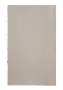 Marilla 3-Drawers Nightstand, Silver Champagne