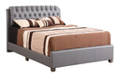 Marilla Queen Box Spring Bed, Light Gray