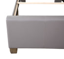 Marilla Twin Box Spring Bed, Light Gray