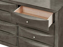 Marilla 8-Drawers Dresser, Gray