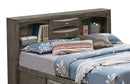 Marilla King Storage Bed, Gray