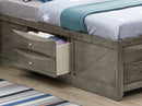 Marilla Twin Storage Bed, Gray