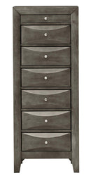 Marilla 6-Drawers Chest, Gray