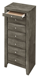 Marilla 6-Drawers Chest, Gray