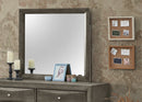 Marilla 35"L x 39"H Mirror, Gray