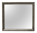Marilla 35"L x 39"H Mirror, Gray