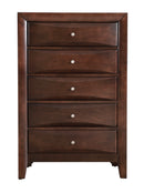 Marilla 5-Drawers Chest, Cappuccino