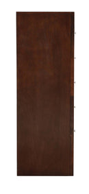 Marilla 5-Drawers Chest, Cappuccino