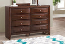 Marilla 8-Drawers Dresser, Cappuccino
