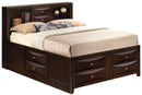 Marilla King Storage Bed, Cappuccino