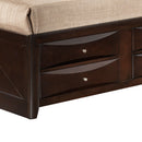 Marilla Queen Storage Bed, Cappuccino