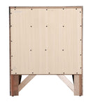 Marilla 3-Drawers Nightstand, Cappuccino