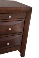 Marilla 3-Drawers Nightstand, Cappuccino