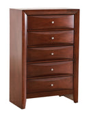 Marilla 5-Drawers Chest, Cherry