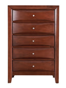 Marilla 5-Drawers Chest, Cherry