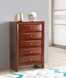 Marilla 5-Drawers Chest, Cherry