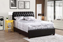 Marilla Queen Box Spring Bed, Dark Brown