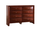 Marilla 8-Drawers Dresser, Cherry