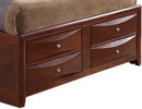 Marilla Queen Storage Bed, Cherry