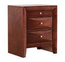 Marilla 3-Drawers Nightstand, Cherry